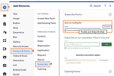 Fügen Sie ein Formular zu Ihrer Seite hinzu Fügen Sie ein Formular zu Ihrer Seite hinzu