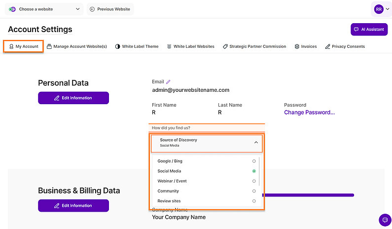 Source of Discovery Source of Discovery